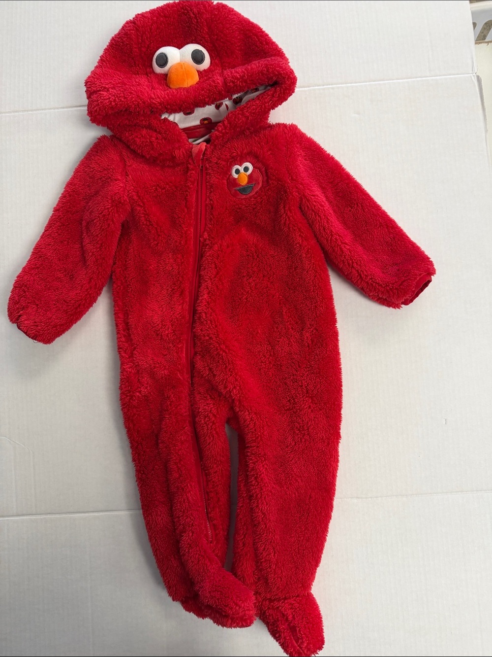 Elmo One Piece Halloween Costume Romper 6-9m